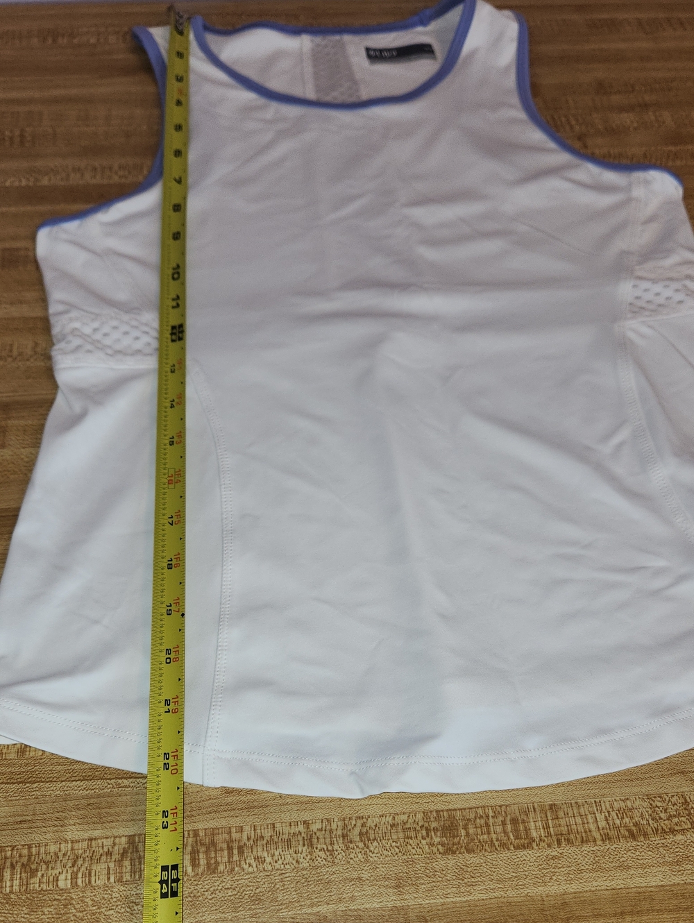 LIJA Spice Tank White/Iris, size M - Picture 8 of 8